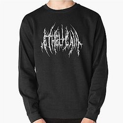 Ethel Cain black metal logo Pullover Sweatshirt