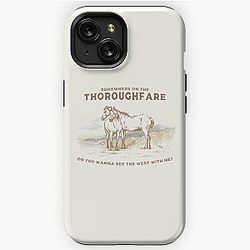 ethel cain thoroughfare vintage western design iPhone Tough Case