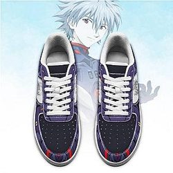 Evangelion Shoes - Kaworu Nagisa Air Force Sneakers EVA Merch