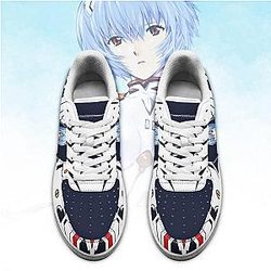 Evangelion Shoes - Rei Ayanami Air Force Sneakers EVA Merch