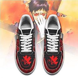 Evangelion Shoes - Comander Gendo Ikari Air Force Sneakers EVA Merch