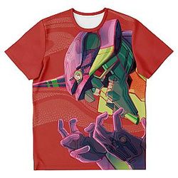 Evangelion T-shirts - Unit-01 Face 3D T-shirt EVA Merch