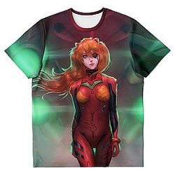 Evangelion T-shirts - Asuka Political 3D T-shirt EVA Merch