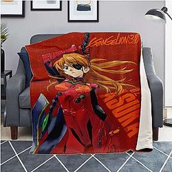 Evangelion Blankets - Evangelion Microfleece Blanket #09 EVA Merch