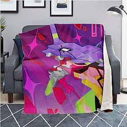 Evangelion Blankets - Evangelion Microfleece Blanket #14 EVA Merch