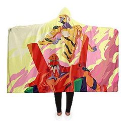 Evangelion Hooded Blankets - Unit-02 3D Hooded Blanket EVA Merch