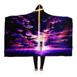 Evangelion Hooded Blankets - Angel Sky Hooded Blanket EVA Merch