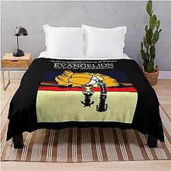 Evangelion Blankets - Genesis Evangelions Garfields Throw Blanket