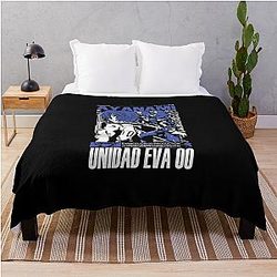 Evangelion Blankets - Vintage Ayanami Neon Genesis Evangelion Throw Blanket