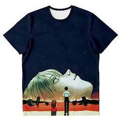 Evangelion T-shirts - Face Rei Ayanami T-shirt EVA Merch