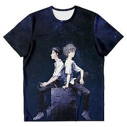 Evangelion T-shirts - Kaworu Nagisa &amp; Shinji Ikari T-shirt EVA Merch