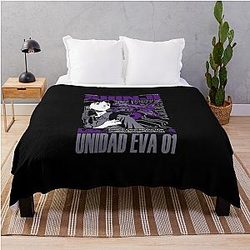 Evangelion Blankets - Vintage Shinji Neon Genesis Evangelion Throw Blanket