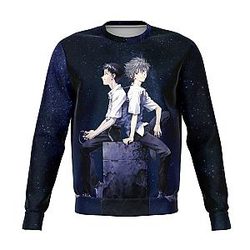 Evangelion Sweatshirts - Kaworu Nagisa &amp; Shinji Ikari Sweatshirt EVA Merch
