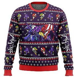Evangelion Neon Genesis EVA Soft Ugly Christmas Sweater