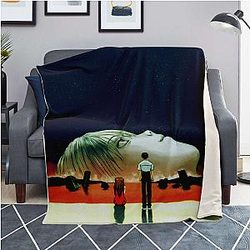 Evangelion Blankets - Evangelion Microfleece Blanket #06 EVA Merch