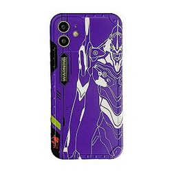 Evangelion Phone Cases - Evangelion Purple Soft Phone Case
