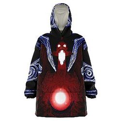 Evangelion Power Angel Night 3D Snug Hoodie EVA Merch