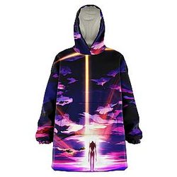 Evangelion Angel Sky Snug Hoodie EVA Merch