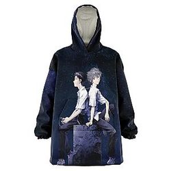 Evangelion Kaworu Nagisa &Shinji Ikari Snug Hoodie EVA Merch