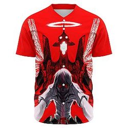 Evangelion Baseball Jersey - Kaworu Nagisa Crazy Baseball Jersey EVA Merch