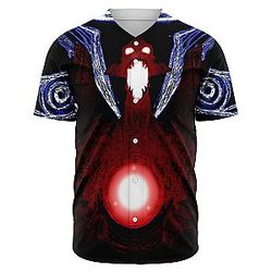 Evangelion Baseball Jersey - Angel Night 3D Baseball Jersey EVA Merch
