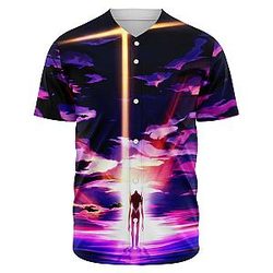 Evangelion Baseball Jersey - Angel Sky Baseball Jersey EVA Merch