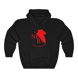 Evangelion Hoodies - Evangelion EVA NERV Pullover Hoodie