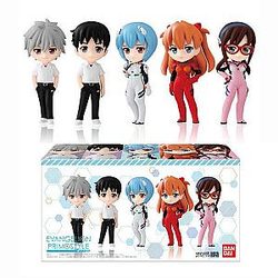 Evangelion Figures - 5  Models Original EVA Gashapon Action Figures EVA Merch