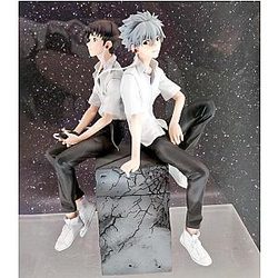 Evangelion Figures - 18cm Nagisa Kaworu + Ikari Shinji Figure Model EVA Merch