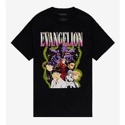 Evangelion T-Shirts - Neon Genesis Evangelion Characters T-Shirt