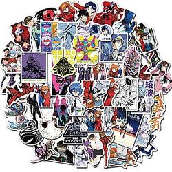 Evangelion Stikers - 30/50PCS Character Graffiti Waterproof Stickers EVA Merch