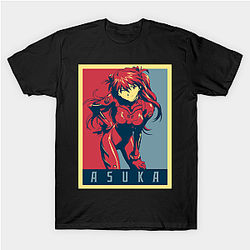 Evangelion T-shirts - Asuka Political T-shirt EVA Merch