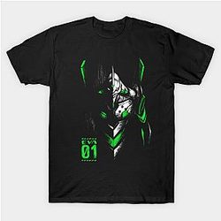Evangelion T-shirts - Evangelion EVA 01 Ink Dark Mecha T-shirt