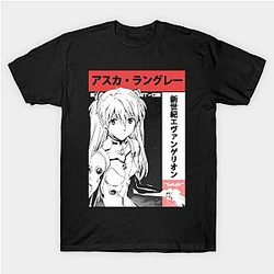 Evangelion T-shirts - langley asuka T-shirt