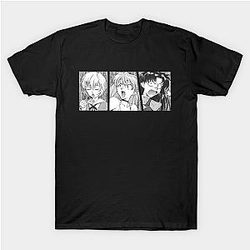 Evangelion T-shirts - Rei, Asuka and Misato - Dark T-shirt