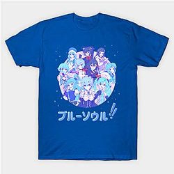 Evangelion T-shirts - Blue Soul T-shirt