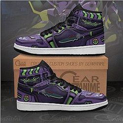 Evangelion Shoes - Unit-01 Jordan Sneakers Weapon  Shoes