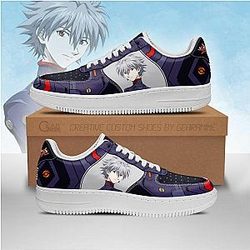 Evangelion Shoes - Kaworu Nagisa Air Force Sneakers Shoes