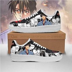 Evangelion Shoes - Ryoji Kaji Air Force Sneakers Shoes