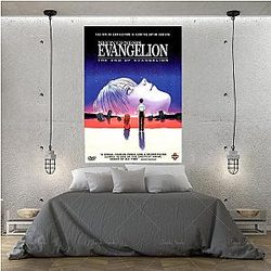 Evangelion Posters - Evangelion Face Rei Ayanami Canvas Painting Picture Wall Art EVA Merch