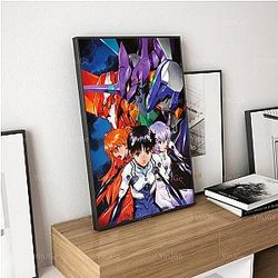 Evangelion Posters - New 3D Evangelion Team Poster Wall Art  EVA Merch