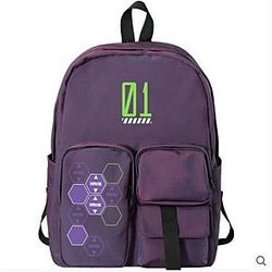Evangelion Backpacks - EVA01 Violet School Backpack Merch