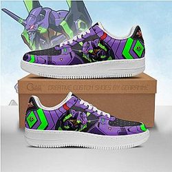 Evangelion Shoes - Unit-01 Air Force Sneakers Shoes