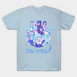 Evangelion T-shirts - Blue Soul T-shirt