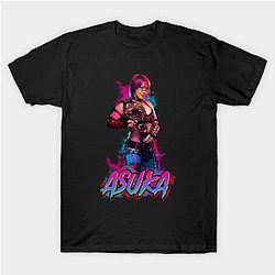 Evangelion T-shirts - Asuka Asian Wrestler T-shirt