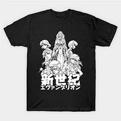 Evangelion T-shirts - EVA CREW (white) T-shirt