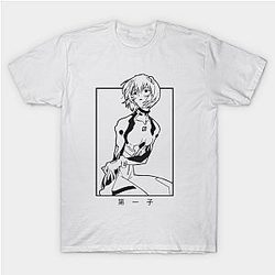 Evangelion T-shirts - Ayanami 第一子 The First Child T-shirt