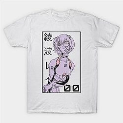Evangelion T-shirts - Rei Ayanami Evangelion Manga v2 T-shirt