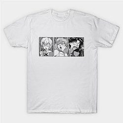 Evangelion T-shirts - Rei, Asuka and Misato T-shirt