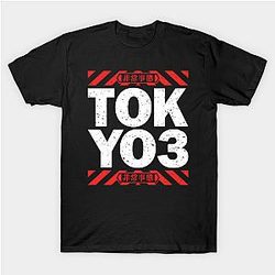 Evangelion T-shirts - TOKYO3 Emergency [DISTRESSED WHITE] T-shirt